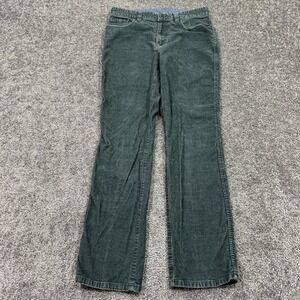 L.L. Bean Pants Mens 30x30 Gray Blue Standard Fit Straight Corduroy Pockets City